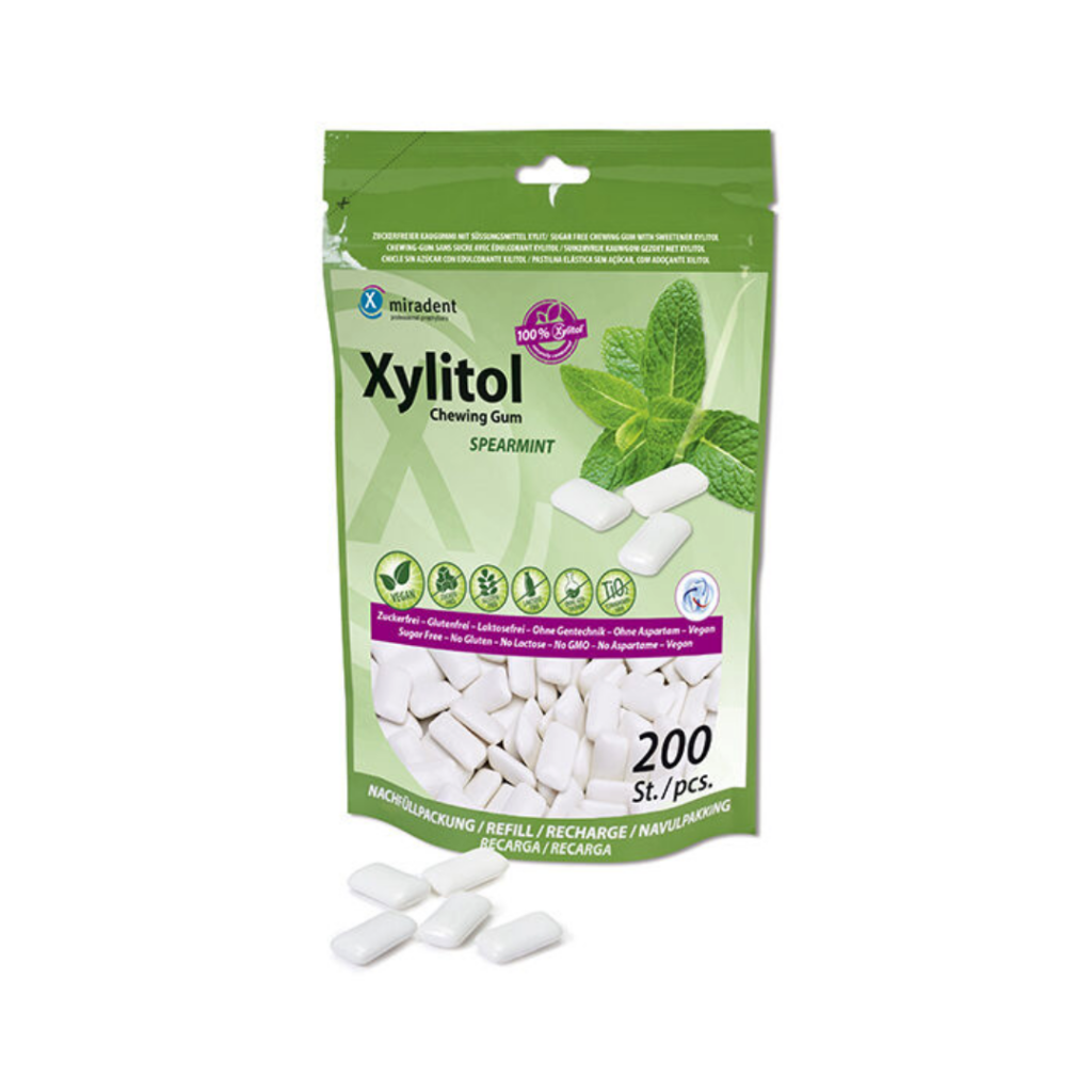 Spearmint Xylitol Chewing Gum, Economy package – Miradent Shop